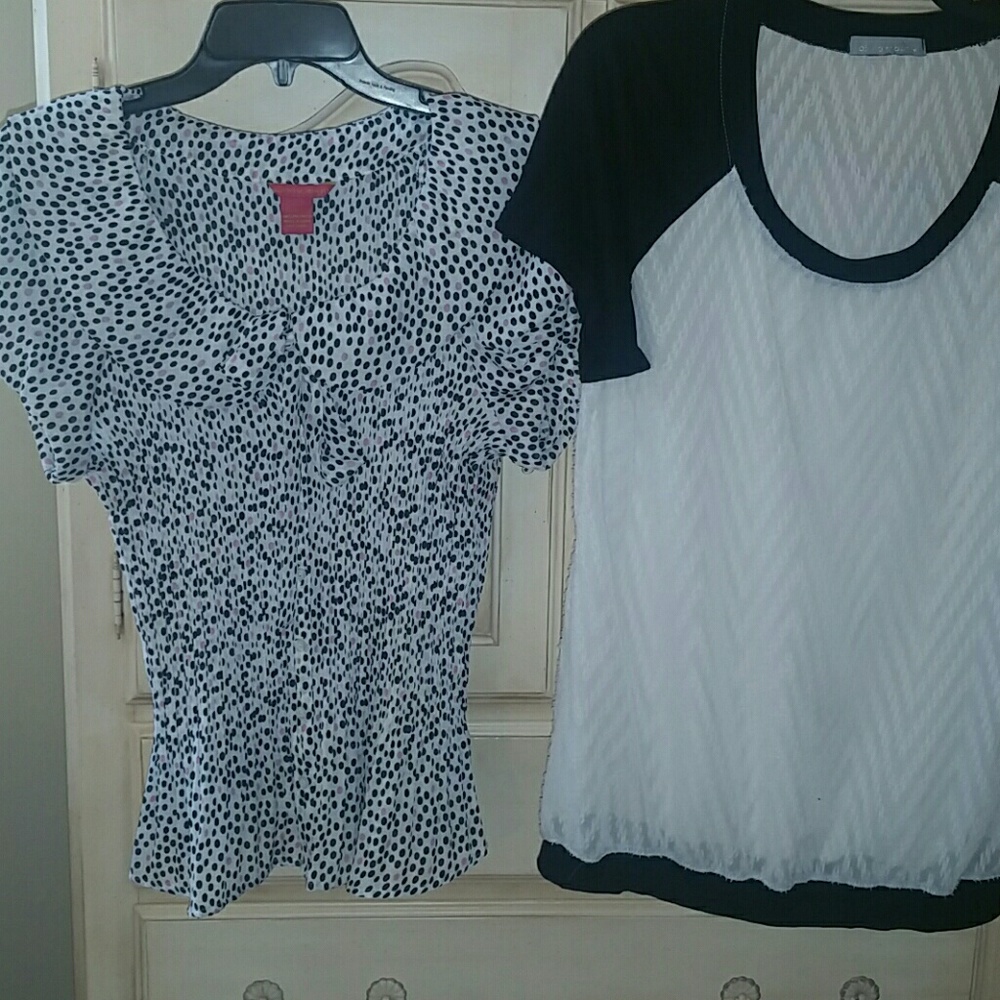 2 designer shirts shortsleeve